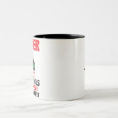 Personalised FARMER 'Mug' Tweekleurige Koffiemok (Center)