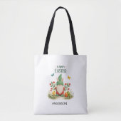 Personalised First Easter mini bag with name Nephe Tote Bag (Voorkant)