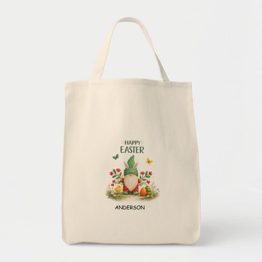 Personalised First Easter mini bag with name Nephe Tote Bag (Voorkant)