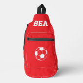 Personalised Football Boot Sling Bag (Voorkant)