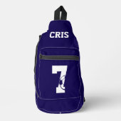 Personalised Football Boot Sling Bag (Voorkant)