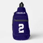 Personalised Football Boot Sling Bag (Voorkant)