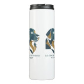 personalised golden retriever Mom Thermal Tumbler Thermosbeker (Achterkant)