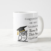 Personalised Graduation Gift for Her – Custom Name Grote Koffiekop (Voorkant rechts)