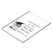 Personalised Graduation Gift for Her – Custom Name Notitieboek (Linkerzijde)