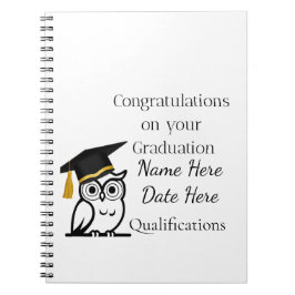 Personalised Graduation Gift for Her – Custom Name Notitieboek