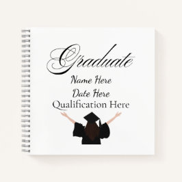 Personalised Graduation Name, Custom Gift for her Notitieboek