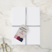 Personalised Happy Birthday Party Treat Wish Cadeaulabel (Met Touw)