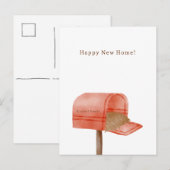 Personalised Happy New Home Card. Briefkaart (Voorkant / Achterkant)
