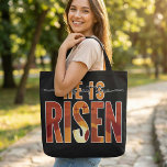 Personalised Image Tote Bag - He Is Risen<br><div class="desc">Personalised Image Tote Bag - He Is Risen. This is a template Tote bag, you can use the He Is Risen image provided or personalize your bag with your own images, front and back. Thank you InfinityDigitalArt..</div>