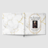 Personalised In Loving Memory Photo  marble Gastenboek (Volledig)