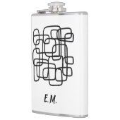 Personalised Initial Minimalist Abstract Line Art Heupfles (Links)