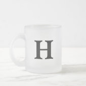 Personalised Initial Mug – Custom Letter Coffee  Matglas Koffiemok (Links)