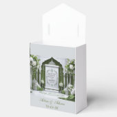 Personalised Islamic Wedding Favor Box  Bedankdoosjes (Geopend)