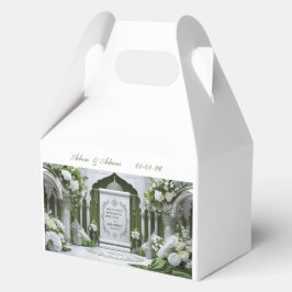 Personalised Islamic Wedding Favor Box. Bedankdoosjes