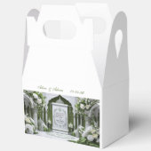 Personalised  Islamic Wedding Favor Box. Bedankdoosjes (Open)