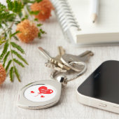 Personalised Keychain For Girlfriend-Boyfriend (Zijkant)