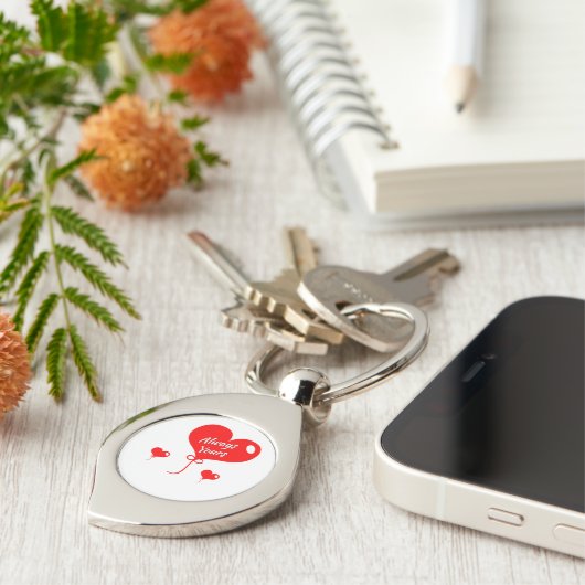 Personalised Keychain For Girlfriend-Boyfriend (Zijkant)