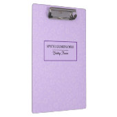 Personalised Lilac Blossom Clipboard Klembord (Rechts)