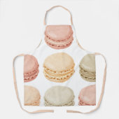 Personalised Macaron Apron – Sweet Kitchen Style Schort (Voorkant)