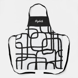 Personalised Minimalist Abstract Line Art  Schort