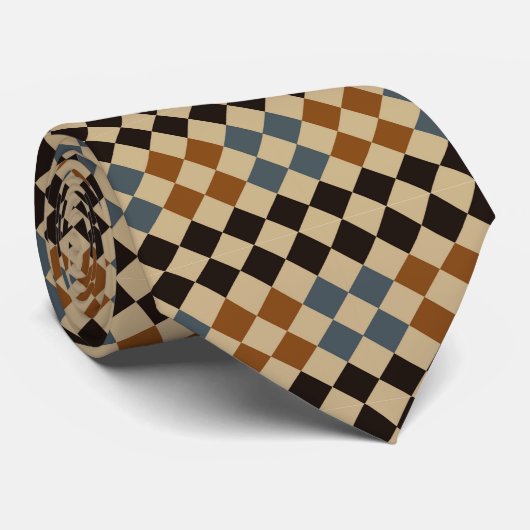 Personalised Mosaic Tile Stropdas (Opgerold)