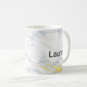 Personalised Mug Gold Veining Effect Custom Mug  Koffiemok (Voorkant rechts)