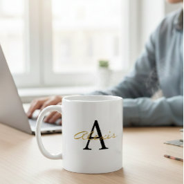 Personalised Mug | Initial and Name Mug | Custom Koffiemok