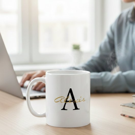 Personalised Mug | Initial and Name Mug | Custom  Koffiemok
