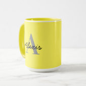 Personalised Mug | Initial and Name Mug | Custom Mok (Voorkant links)