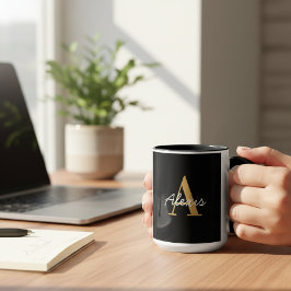 Personalised Mug | Initial and Name Mug | Custom Mok