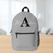 Personalised Name Initial Backpack Bedrukte Rugzak