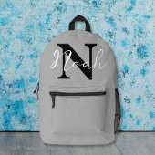 Personalised Name Initial Backpack for kids  Bedrukte Rugzak