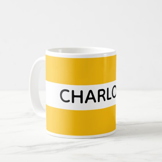 Personalised name mug koffiemok (Voorkant links)