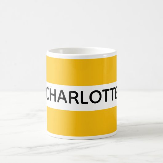 Personalised name mug koffiemok (Center)