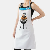 Personalised Name Schort, Funny King of The Grill Schort (Insitu)