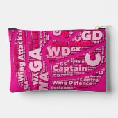 Personalised Netball Makeup Bag Etui (Achterkant)