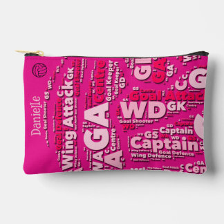Personalised Netball Makeup Bag Etui