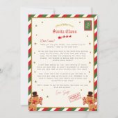 Personalised Official Letter from Santa Nice List Kaart (Voorkant)