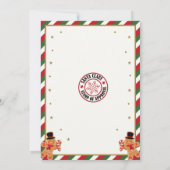 Personalised Official Letter from Santa Nice List Kaart (Achterkant)