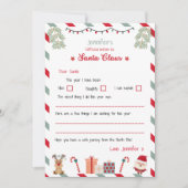 Personalised Official Letter to Santa North Pole Kaart (Voorkant)
