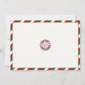 Personalised Official Nice List Certificate Santa Kaart (Achterkant)