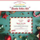 Personalised Official Nice List Certificate Santa Kaart