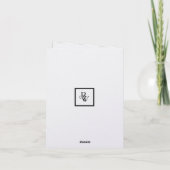 Personalised Penguin Christmas Card Kaart (Achterkant)