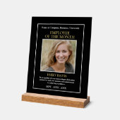 Personalised Photo - Employee Award Acryl Bord (Hoek)