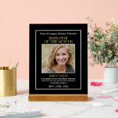 Personalised Photo - Employee Award Acryl Bord (Huwelijk)