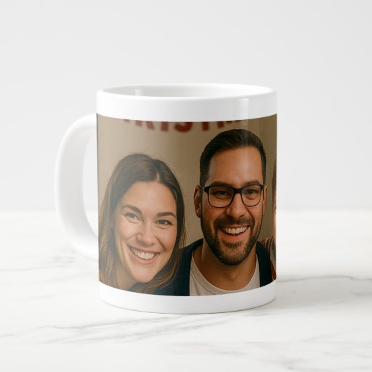 Personalised Photo  Grote Koffiekop (Links)