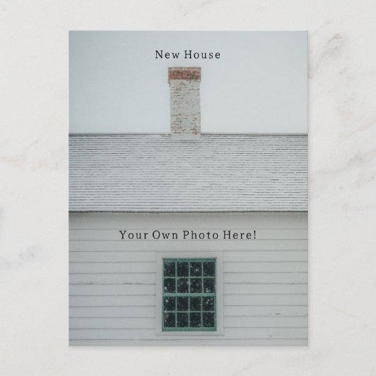 Personalised Photo Moving House New Home Card. Briefkaart (Voorkant)