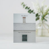 Personalised Photo Moving House New Home Card. Briefkaart (Staand voorkant)