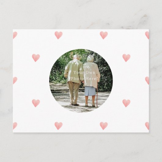 Personalised Photo Valentine's Day Card. Briefkaart (Voorkant)
